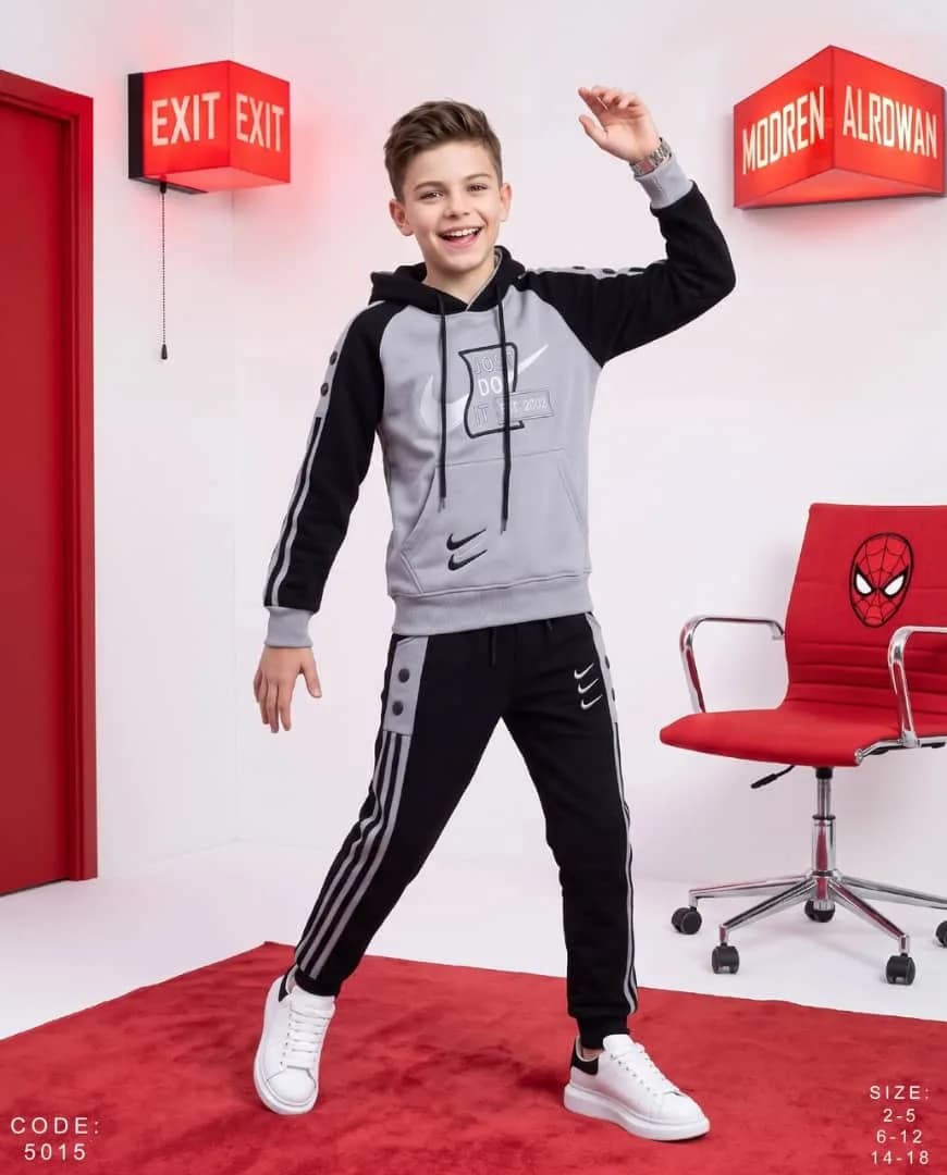 Two-Tone Hoodie Tracksuit
