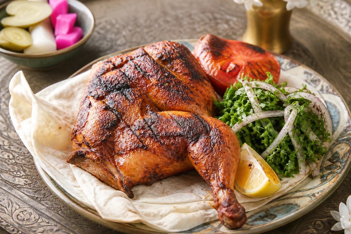 Half Charcoal Chicken