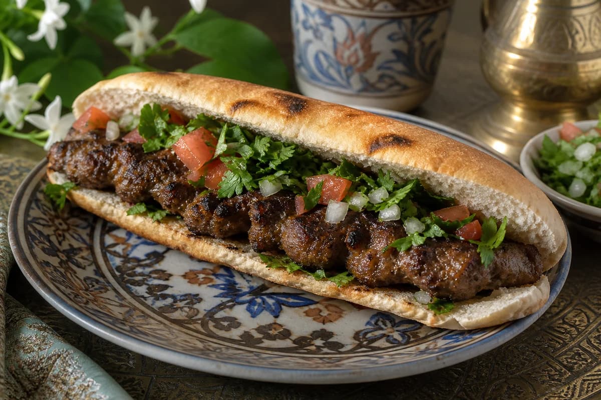 Charcoal Kebab Sandwich