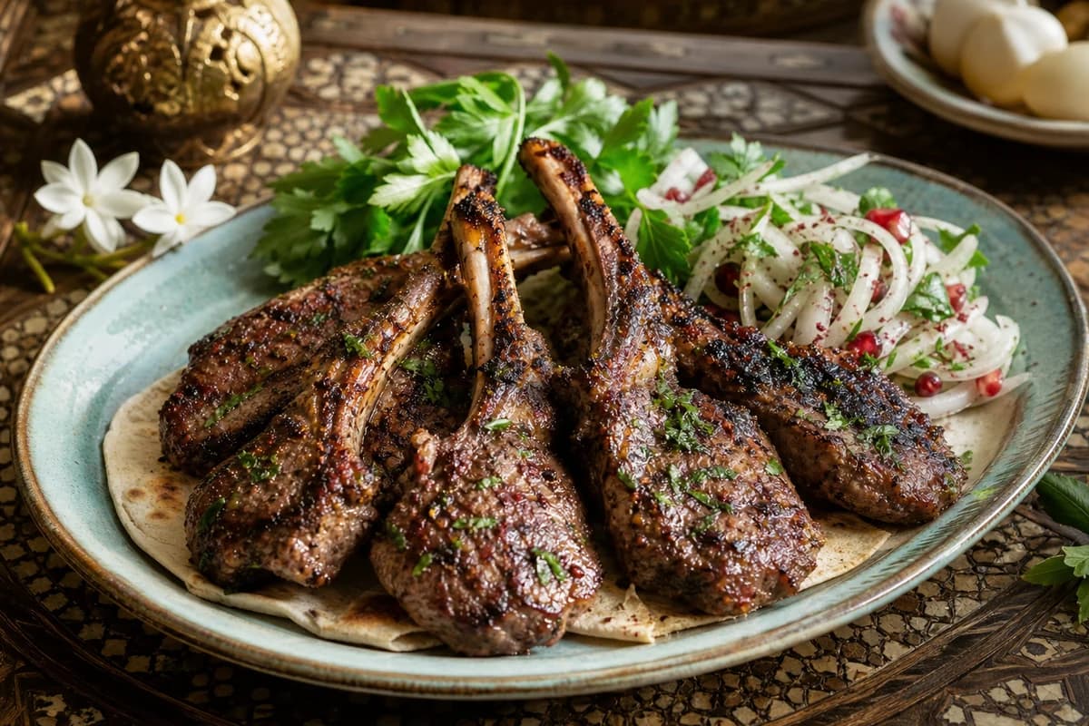 Charcoal Lamb Chops