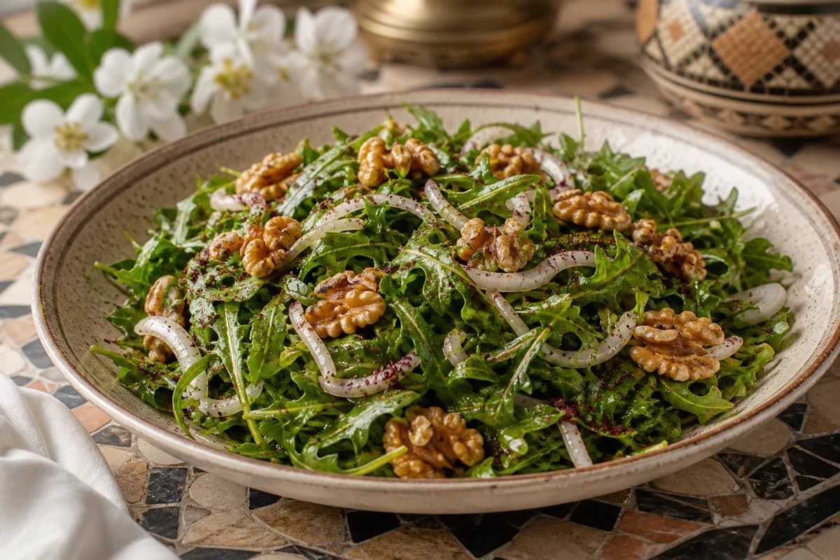 Rocca and Walnut Salad