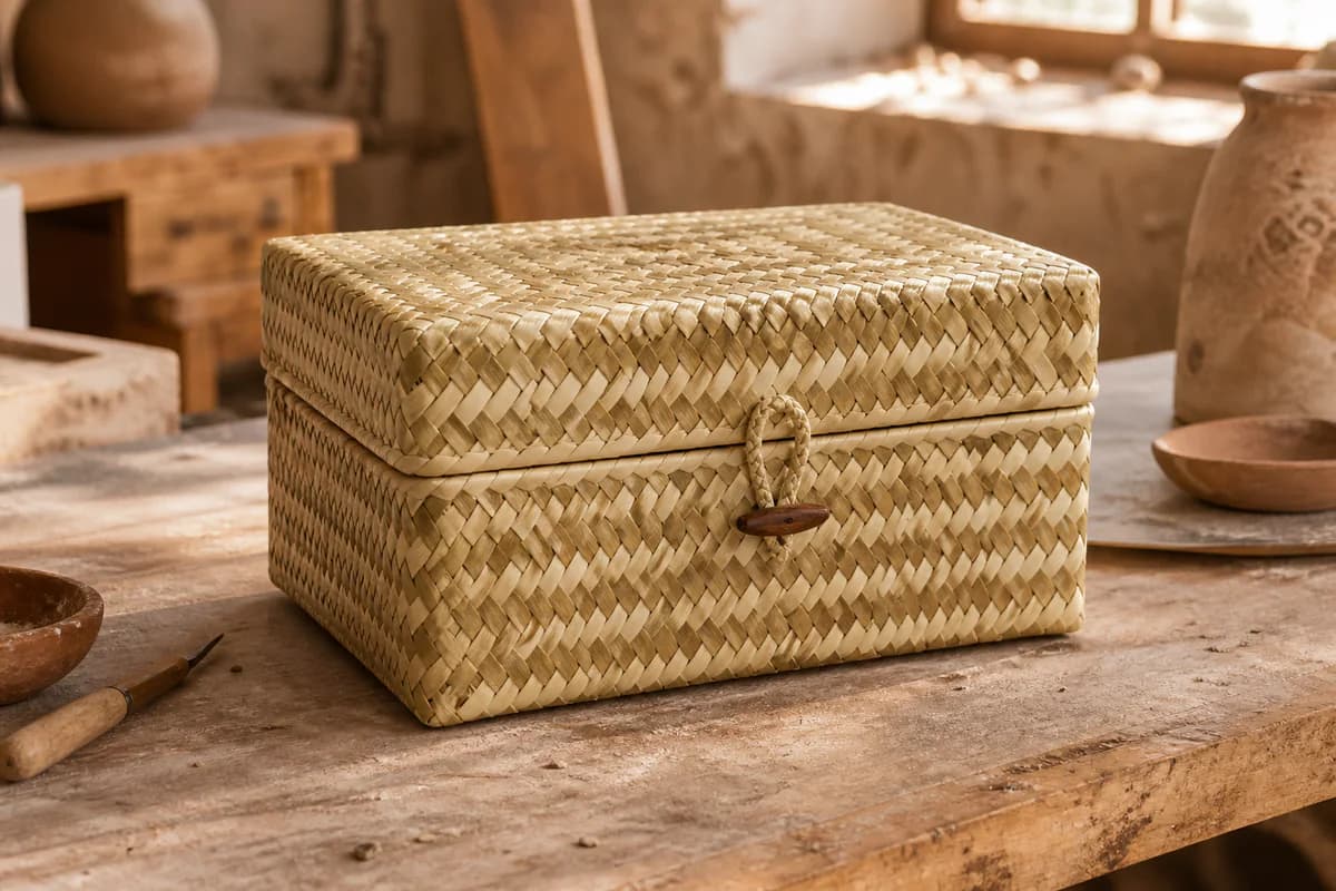 Lidded Keepsake Basket